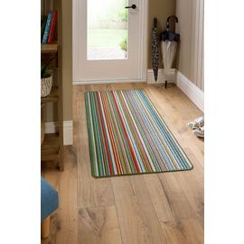 My Mat Candy Multi Green Stripe Runner - 67x150cm