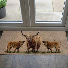 Bree Merryn Happy Highlands Brown Doormat - 50x120cm