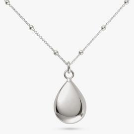 Revere Sterling Silver Large Tear Drop Pendant Necklace