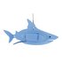 Argos Home Ocean Fantasy 3D Shark ShadeBlue