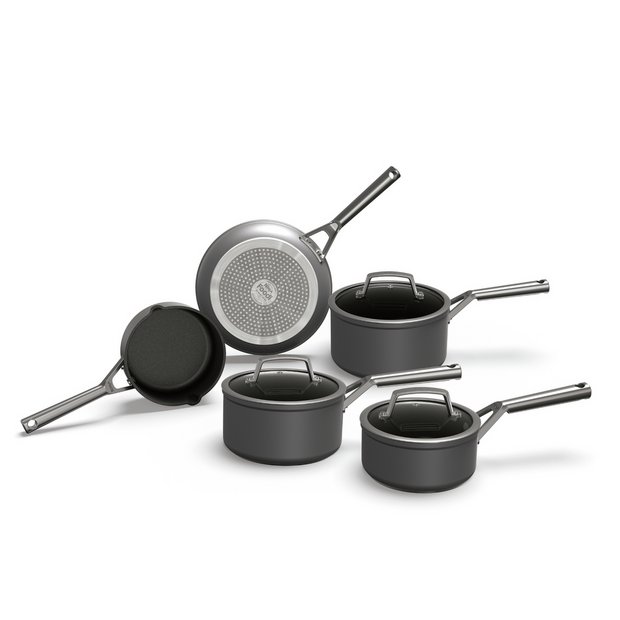 Buy Ninja Zerostick Aluminium 5 Piece Non Stick Pan Set Grey