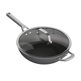 Ninja Zerostick 28cm Non Stick Aluminium Wok - Grey