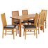 Argos Home Ashdon Solid Wood Dining Table & 6 Grey Chairs