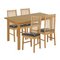 Argos Home Ashdon Solid Wood Dining Table & 4 Chairs