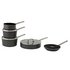 Argos Home 5 Piece Anodised Aluminium Pan Set
