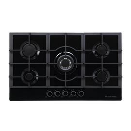 Russell Hobbs RH75GH602B Cast Iron Support Gas Hob - Black