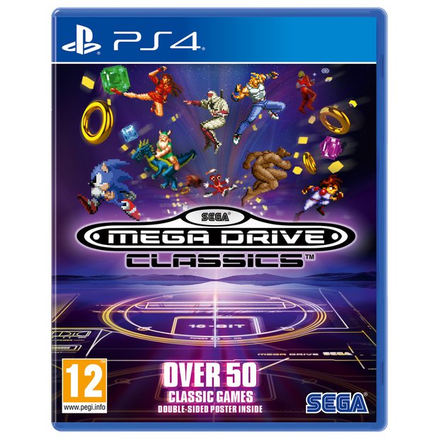 Sega mega drive hot sale classics ps4 argos