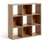 Argos Home Squares 9 Cube Storage Unit - Oak Effect