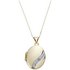 Moon & Back 9ct Gold Diamond Accent Locket 18 Inch Necklace