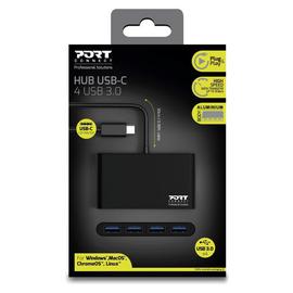 Port Connect 4 Port USB-C Hub