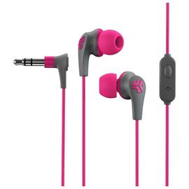 Jlab - Jbuds Pro Premium Metal Earbuds with Mic - Earphones & Headphones (Pink) Best Price and Cheapest
