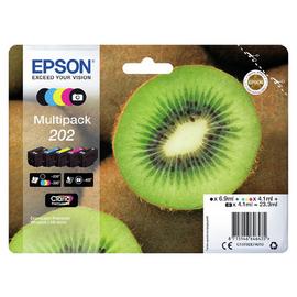 Epson 202 Kiwi Ink Cartridges - Black & Colour