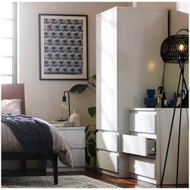 Argos Home Jenson Gloss 3 Piece 2 Door Wardrobe Set