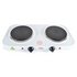 Kitchen Perfected White Double Electric Hotplate - 2000W