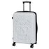 IT Luggage Skulls Medium 8 Wheel Suitcase - White