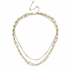 Liars & Lovers Gold Plated Star Multilayered Necklace