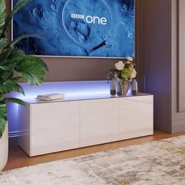 Frank Olsen Intel Smart LED 3 Door Large TV Unit