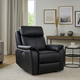Aspire Kingsmere Power Recliner Chair - Black
