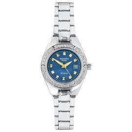 Sekonda Ladies Blue Dial Stainless Steel Bracelet Watch