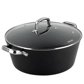 Dojo Hero Neverstick+ 8L Aluminium Casserole Dish - Black