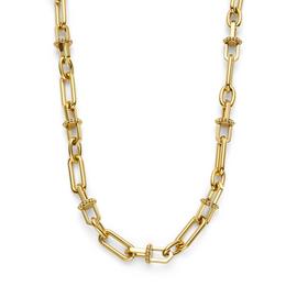 Olivia Burton Stainless Steel Gold IP Anchor Link Chain-18in