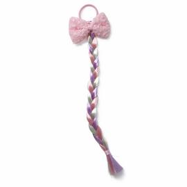 Flitzy Bow Plait Ribbon Fake Hair Tie