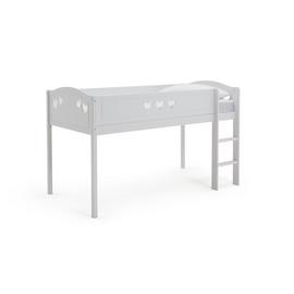 Argos Home Mia Mid Sleeper and Kids Mattress - White