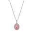 Revere Silver Rose Gold Plated Pendant 18 Inch Necklace