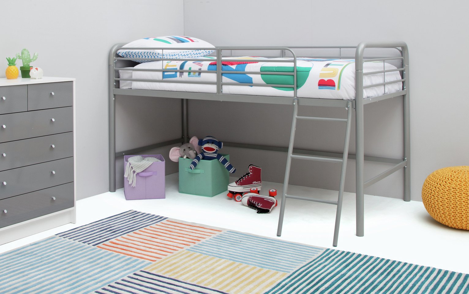 argos loft bed with desk