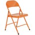 Habitat Macadam Metal Folding Chair - Orange