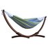 Vivere Double Cotton Hammock With Wooden StandOasis