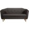 Argos Home Elin 3 Seater Fabric Sofa - Charcoal