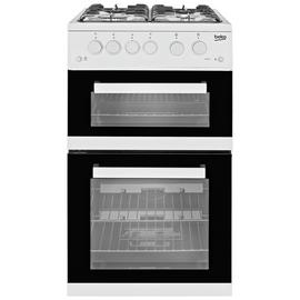 Beko KDG582W 50cm Twin Cavity Gas Cooker - White