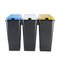Argos Home 45 Litre Trio Recycle Bin - Black