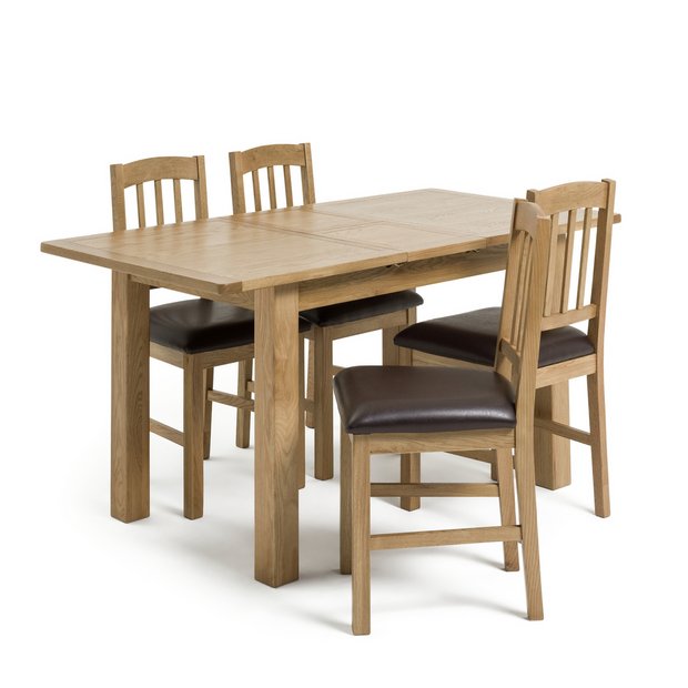 Argos table and 2025 chairs for kitchen