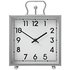 Argos Home Tuscany Square Mantel Clock - Silver