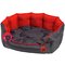 Petface Red Oxford Dog Bed - Medium