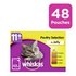 Whiskas 11+ Senior Cat Food Poultry in Jelly 48 Pouches