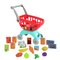 Chad Valley Shopping Trolley with 30 Accessories