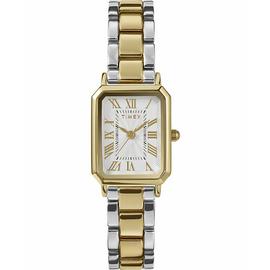 Timex Women's Dress White Dial Two Tone Bracelet Watch
