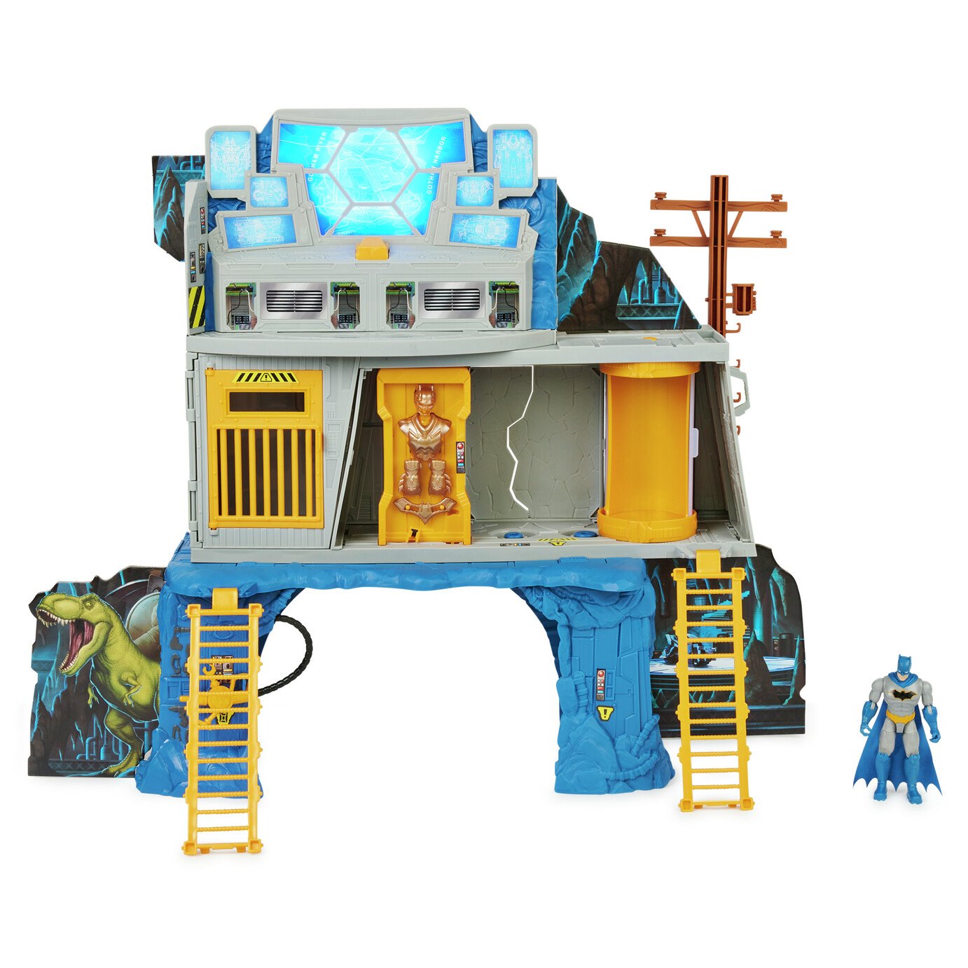 batman batcave toy set