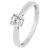 Revere 9ct White Gold 5 Carat Look Cubic Zirconia Ring - V