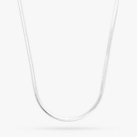 Revere Sterling Silver Diamond Cut Snake Chain - 18 Inch