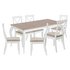Argos Home Southwold Oak Veneer Table & 6 Two Tone Chairs
