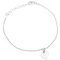 Revere Sterling Silver Engravable Heart Charm Bracelet
