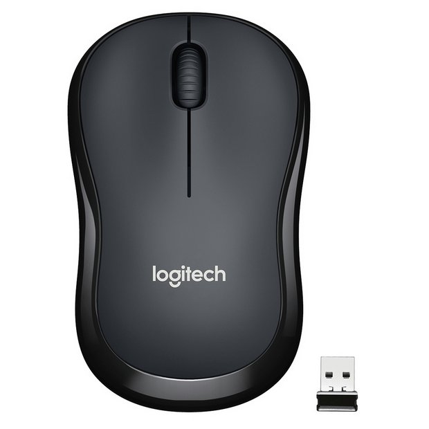 Baby Ondoorzichtig Buitenland Buy Logitech M220 Silent Wireless Mouse - Black | Laptop and PC mice | Argos