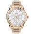 Seksy Ladies' Rose Gold Plated Stone Set Multi Dial Watch