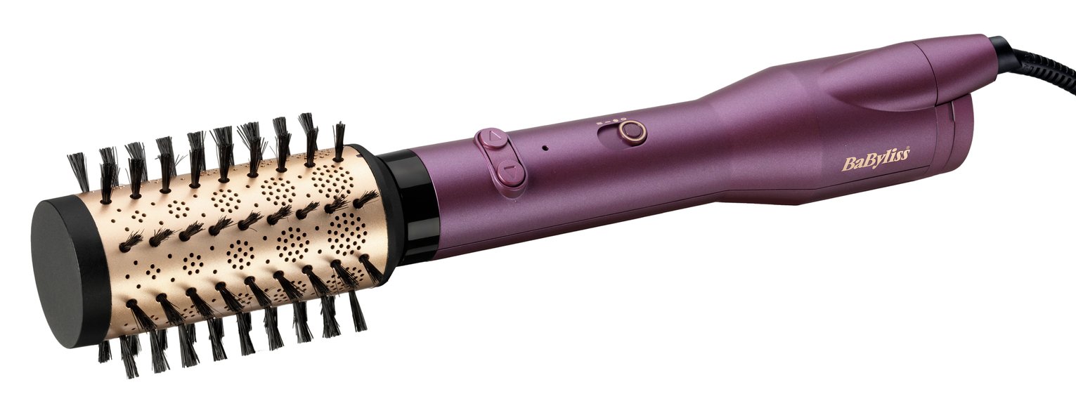 argos hair curling brush