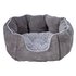 Grey Cord Oval Pet BedExtra Large