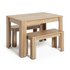 Argos Home Miami Oak Effect Table and Bench Set